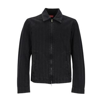 Diesel D-Rohe Jacket - - Jackets - Uomo - Nero - L