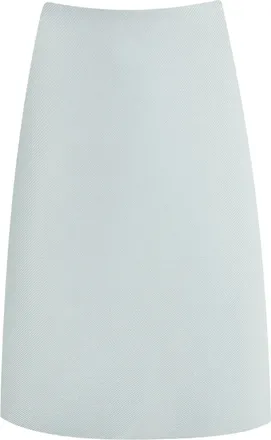 Miu Miu silk skirt - women - Silk - 36 - Blue