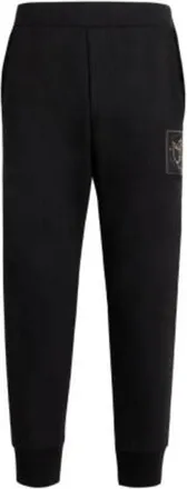 Roberto Cavalli Logo Patch Cotton-Blend Jogger Trousers, Size X-Large