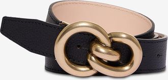 Berthille G&uuml;rtel aus Nubukleder mit knotenf&ouml;rmiger Schnalle - 30 mm