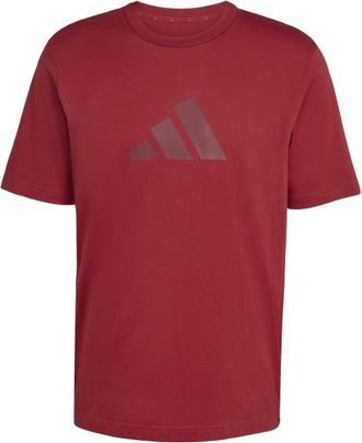 adidas Future Icons 3 Bar Logo Tee T-Shirt f&uuml;r Herren | rot