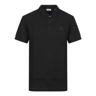 Burberry Polo Shirts, male, Black, Size: 2XL EKD Polo Shirt