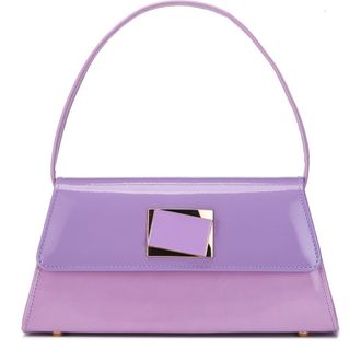 Ninety Union Patent Faux Leather Handbag in Lavender Multi at Nordstrom Rack
