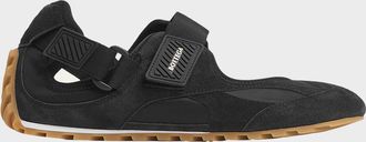 Bottega Veneta Orbit Flash Suede Mary Jane Sneakers