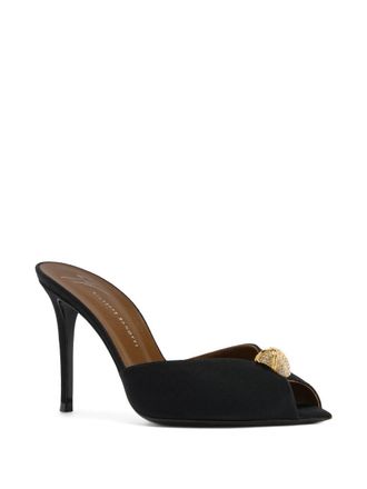 Giuseppe Zanotti Intriigo Mule - Black