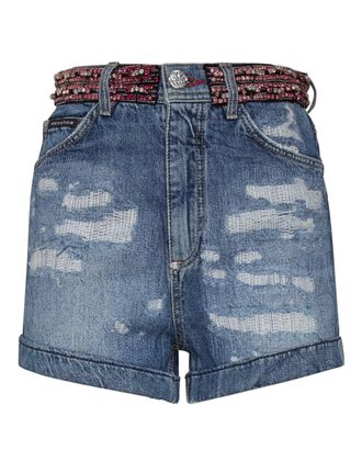 Philipp Plein Hot pants Crystal