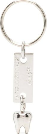 In Gold We Trust Paris Portachiavi con dente - Argento