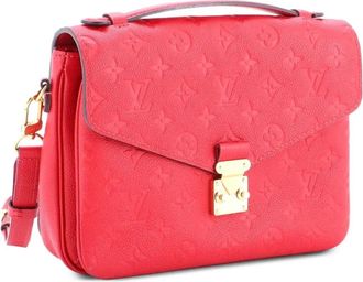 Louis Vuitton Pochette Metis Monogram Empreinte Leather crossbody bag - Rood