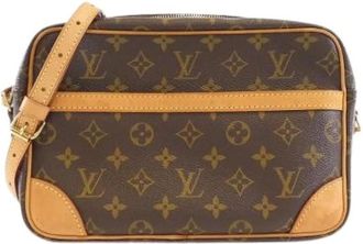 Louis Vuitton Pre-owned Cross Body Bags, female, Brown, Size: ONE SIZE Pre-owned Canvas Cross Body Bag