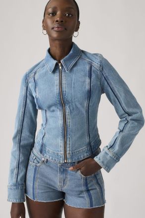 Levi's Chaqueta Trucker Shadow Seamed - Mujer - XS - Azul / Shadow Work