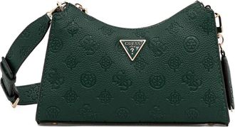 Guess Co Borsa a spalla Cresidia 4G goffrata - Verde