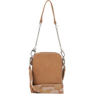 Urban Originals Mirror Mirror Vegan Leather Crossbody Bag in Sand at Nordstrom Rack