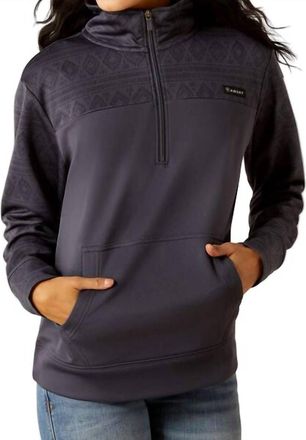 Ariat Womens Tek Fleece Sweatshirt In Grey