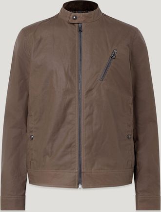 Belstaff Sideline Jacket Mens Waxed Cotton Dark Asphalt Size 2XL