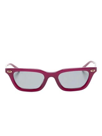 Gucci Interlocking G cat-eye sunglasses - unisex - Acetate - 50 - Purple