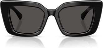Burberry Cat-Eye Zonnebril - unisex - Zonnebrillen - Zwart - 51 MM - Nylon - Accessoires