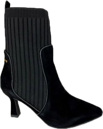 Nathan-Baume Laars 232-N61-01 - Dames - Laarzen met Hak - Zwart - 41 EU - Schoenen