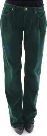 Dolce & Gabbana Dames, Broeken, Groen, Maat: W24 Corduroy