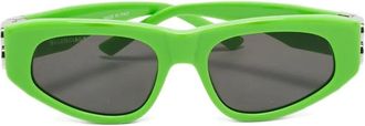 Balenciaga Zonnebril met D-montuur - Groen