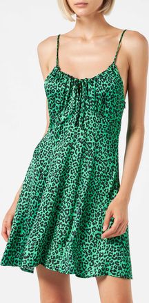MC2 Saint Barth Leopard Print Short Dress