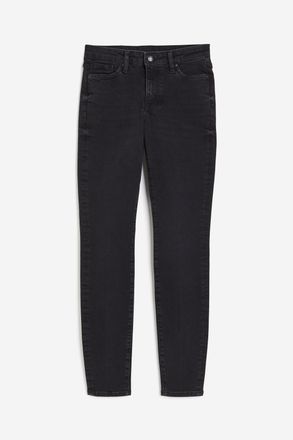 H&M Skinny Regular Ankle Jeans - Schwarz
