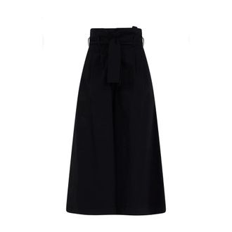 Simona Corsellini Midi Skirts, female, Black, S, Stylish Trousers for Everyday Wear