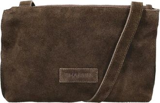 Shabbies Amsterdam Dames, Tassen, Bruin, Maat: ONE Size Su&egrave;de