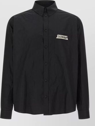 Balenciaga masking tape shirt button down collar