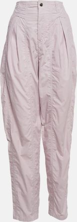 Isabel Marant Light Purple Cotton Pleated Trousers