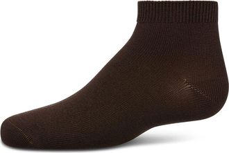 MeMoi Basic Silky-Soft Gauge Ankle Sock in Coffee Bean at Nordstrom, Size 6-12M