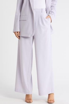 Leith Wide Leg Pants in Purple Evening at Nordstrom Rack, Size 12