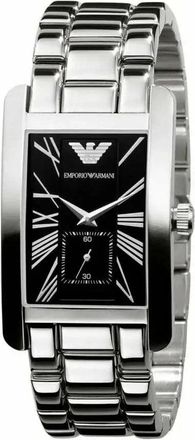 Emporio Armani Klassiek Horloge - Heren - Horloges - Grijs - ONE Size - Accessoires