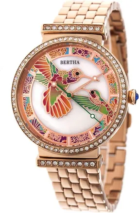 Bertha Sunglasses Emily Crystal Ladies Watch BR7803