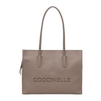 Coccinelle Myrtha Shopper - Dames - Shoppers - Bruin - ONE Size - Leer - Tassen