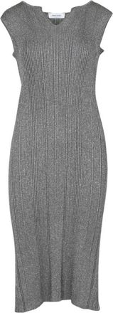 Gran Sasso Medium Grey - Dames - Kleedjes - Grijs - S - Katoen - Kleedjes