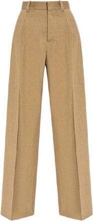 Burberry Ladies Wide-Leg Tailored Wool Trousers, Brand Size 6 ( US Size 4 )