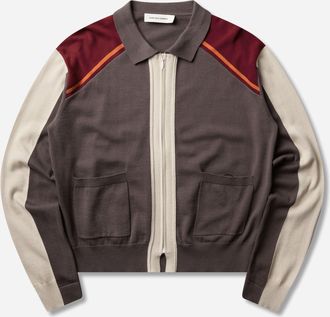 Kiko Kostadinov Men s Munno Knit Cardigan Slate Grey
