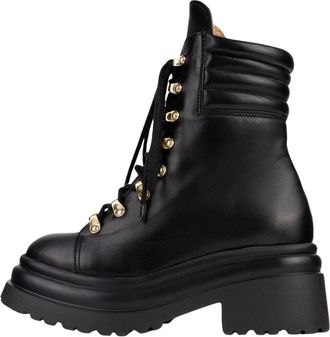 L37 Lace-up Boots - Dames - Veterlaarzen - Zwart - 36 EU - Schoenen