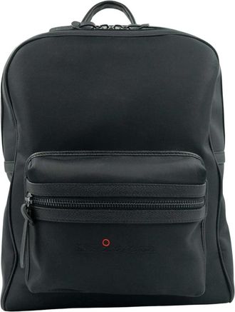 Kiton Tassen, Heren, Zwart, ONE Size, Katoen, Solid Rugzak