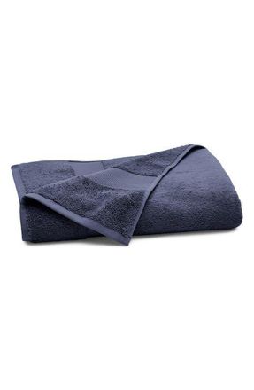 Boll & Branch Plush Organic Cotton Bath Towel in Coastal Navy at Nordstrom