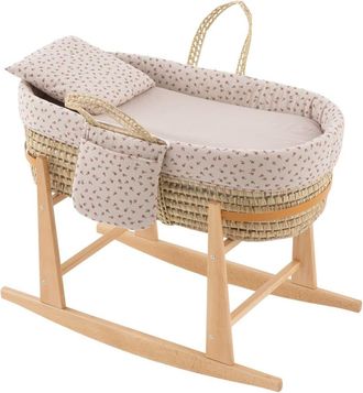 Cambrass Mois&eacute;s beb&eacute; mio cuco + patas 39x80x61 cm beige/flores