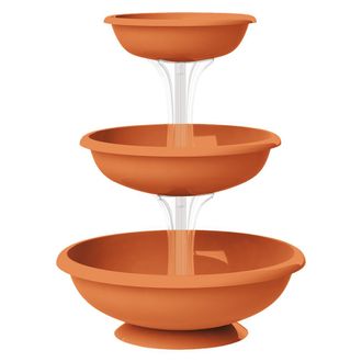 Bama Set De 3 Ciotole Terracota 30x40x50