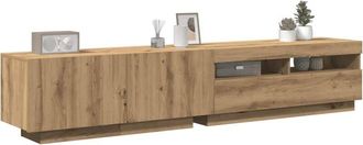 vidaXL Vidaxl - Mobile Porta tv con led Artigianale 200x35x40 cm Multistrato