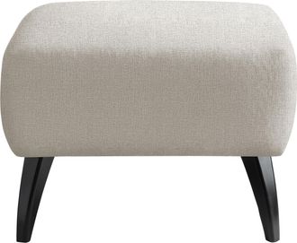 Inosign Polsterhocker »Colori« Holzfussfarbe wählbar, verschiedene Stoffe, hochwertige Stoffqualität