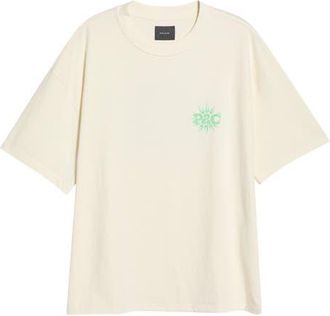 PacSun Logo Cotton Graphic T-Shirt in Cream at Nordstrom, Size X-Large