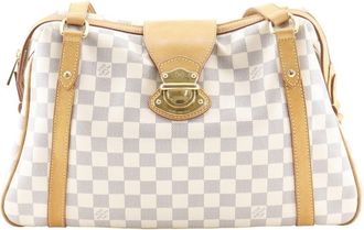 Louis Vuitton White Damier Azur Tote Bag (Pre-Owned)