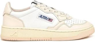 Autry Medalist Lage Sneakers - Heren - Sneakers - Beige - 41 EU - Katoen - Schoenen