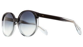 Cutler and Gross Blue Gradient Round Ladies Sunglasses CGSN139557 003 57