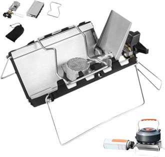 OEM Estufa De Camping Port&aacute;til Con Encendido, Estufa De Casete Plegable De 3500 W, Estufa De Gas Para Camping Resistente Al Viento, Estufa De Mochilero Re