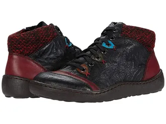 Rieker Simona 30 Womens Shoes Schwarz/Wine/Brandy/Leaf : EU 36 (US Womens 5.5-6) M, Leather